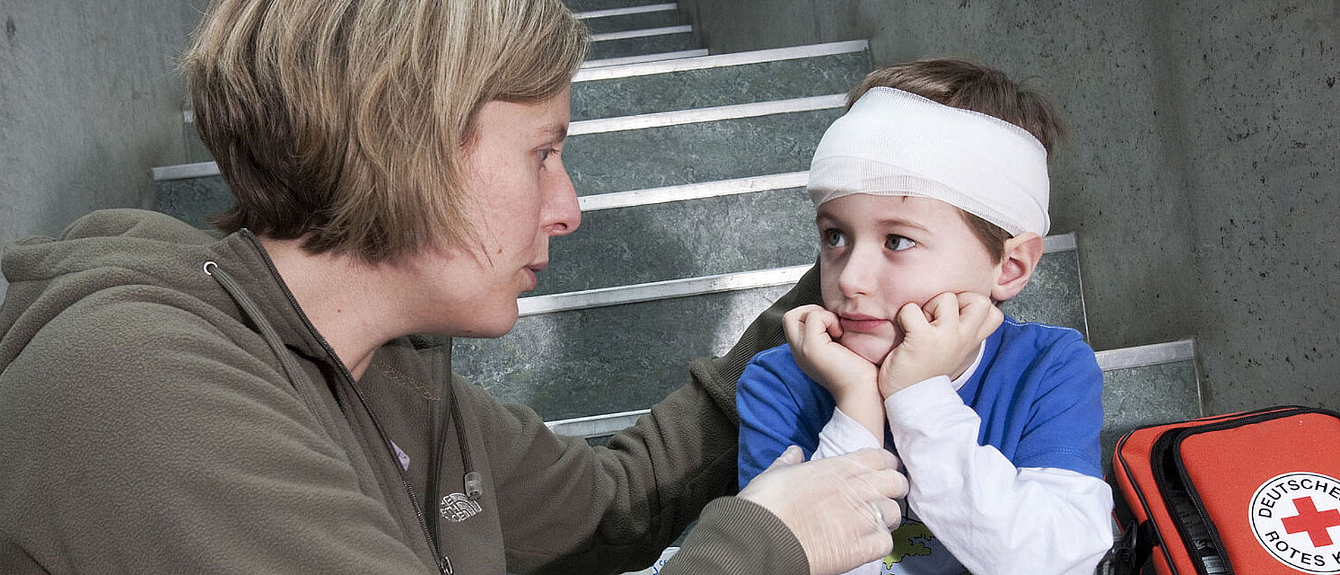 DRK Notfall mit Kindern