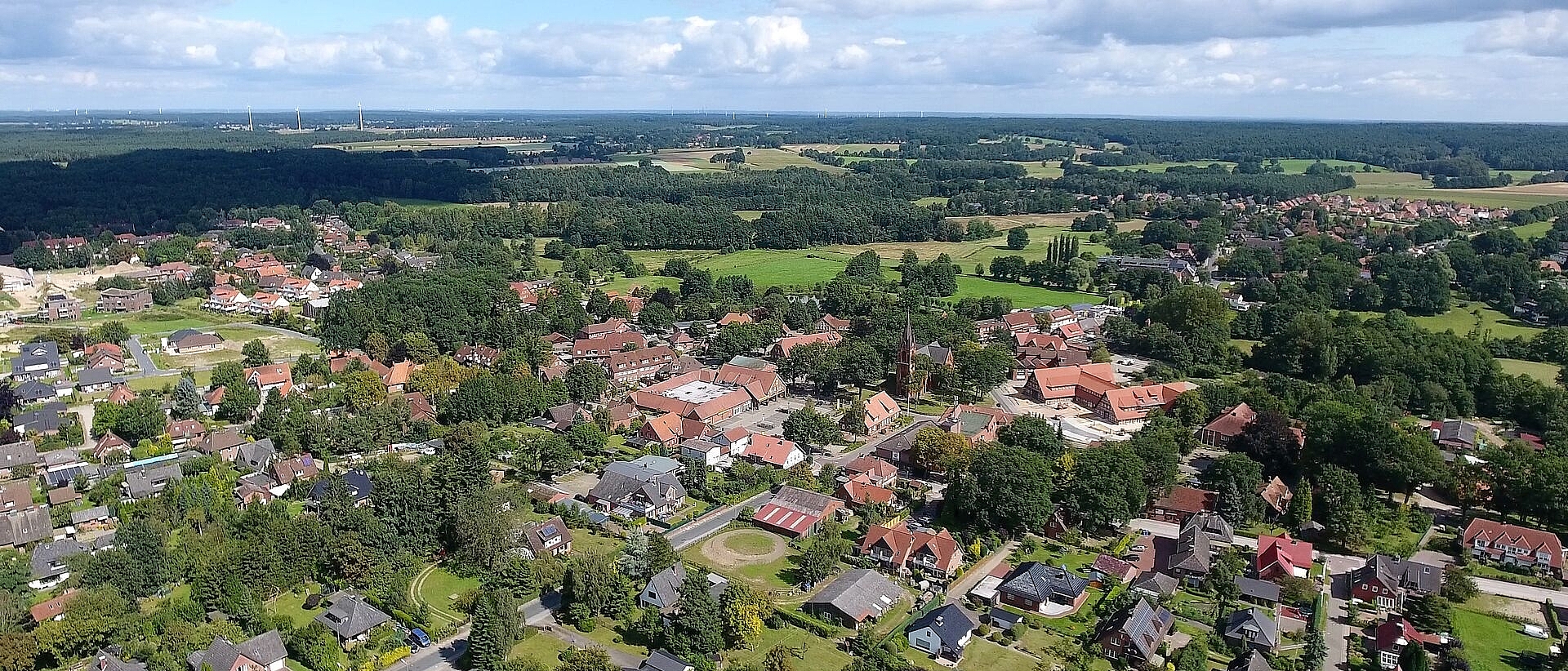 Luftbild DRK-Ortsverein Hanstedt